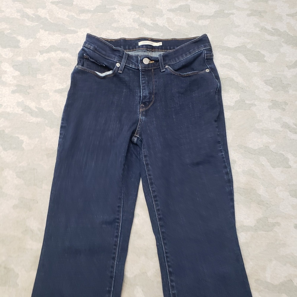 Levi's Jeans Womens 27 Blue Classic Bootcut Denim Medium Wash Stretch - Picture 2 of 12